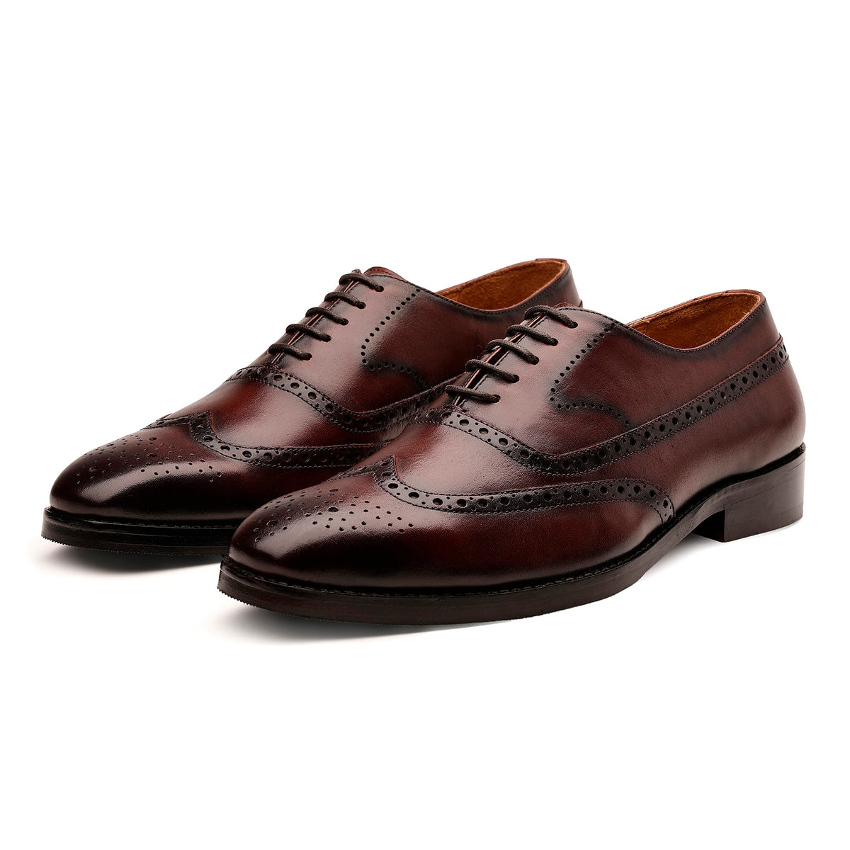chestnut brown dress shoes Crest Brogue Oxford types of dress shoes