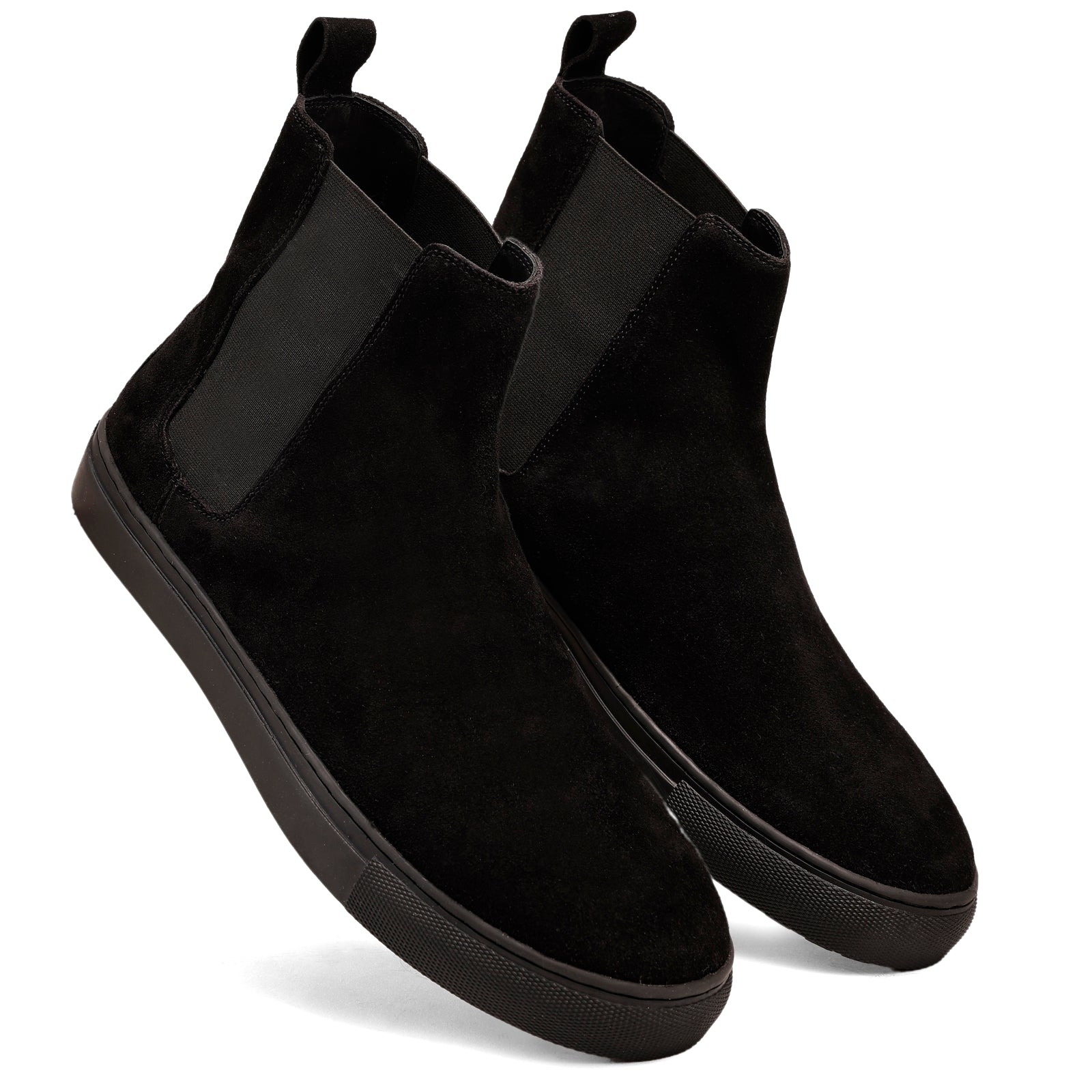 FRONK ROYALE Driftline Suede Sneaker Boots - Brown handcrafted leather sneaker boots for men, view 6