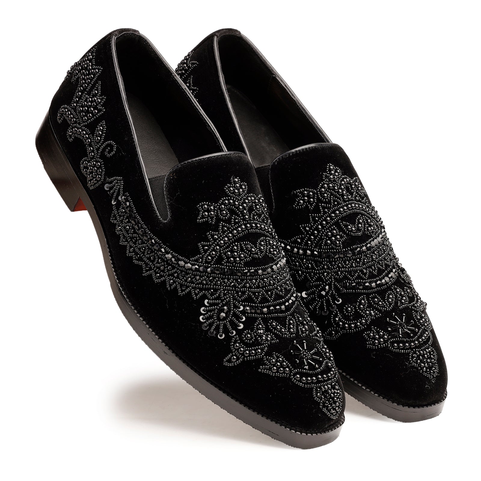 The Black Baroque Slip-On