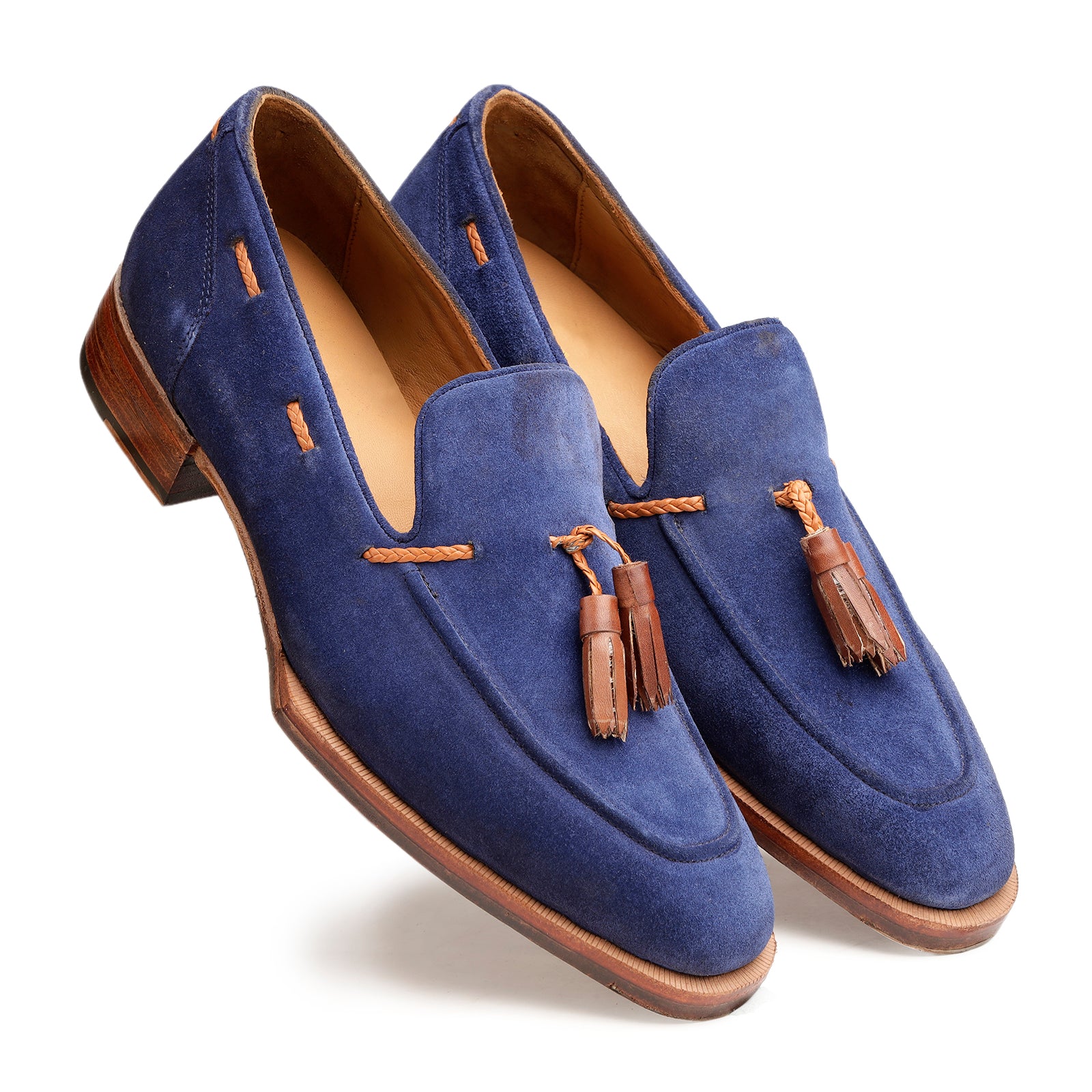 The Riviera Blue Tassel Loafer