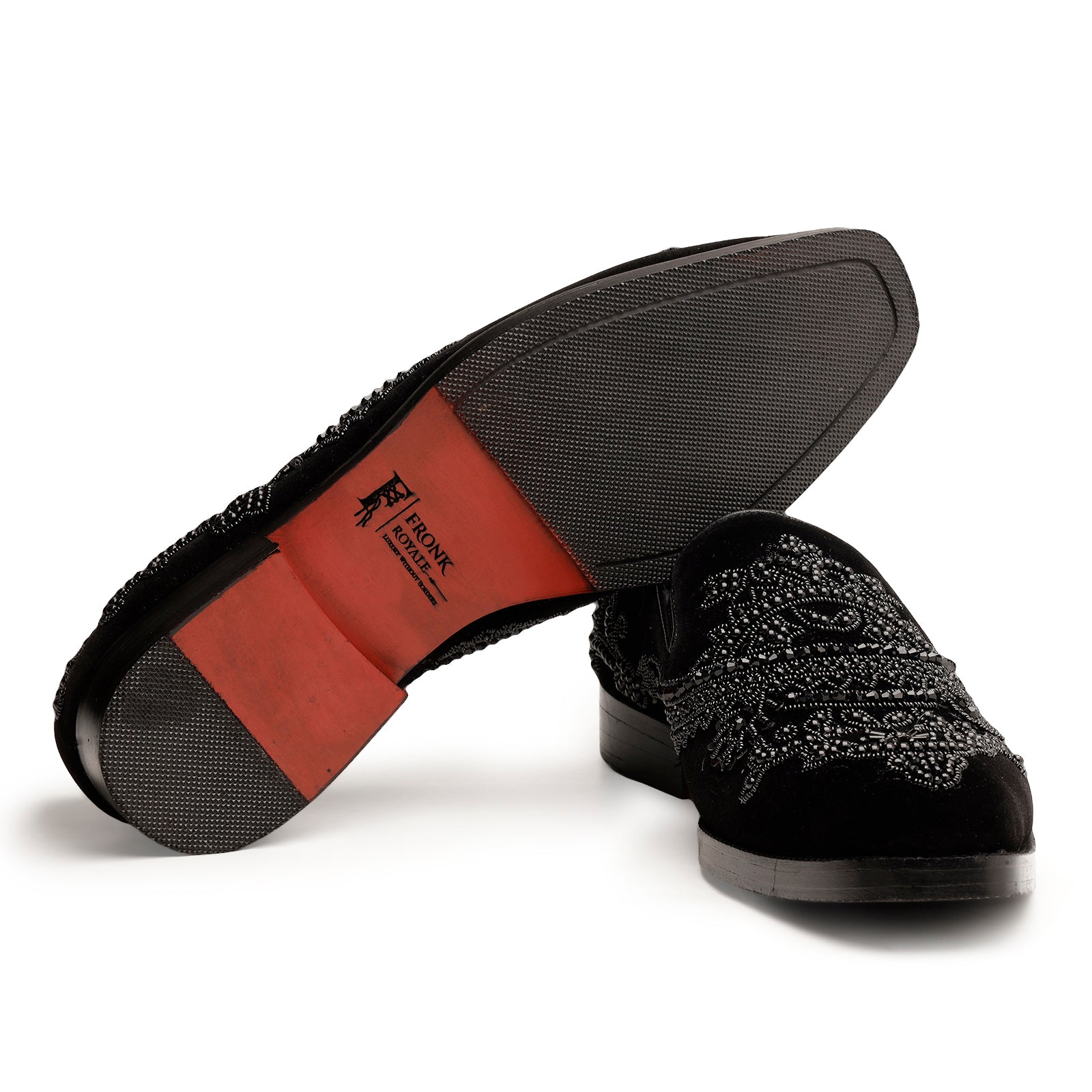 The Black Baroque Slip-On