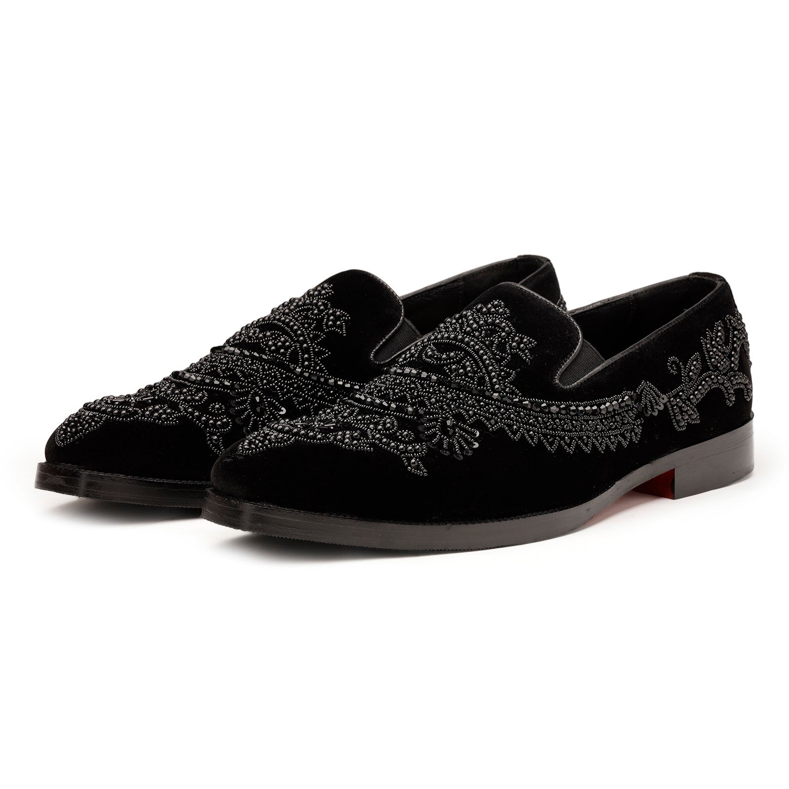 The Black Baroque Slip-On