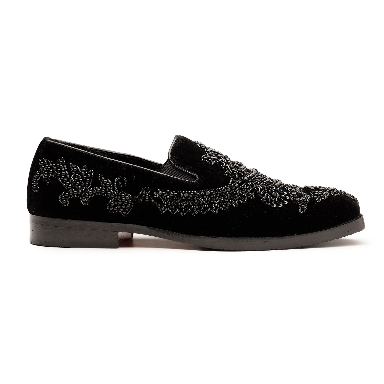 The Black Baroque Slip-On