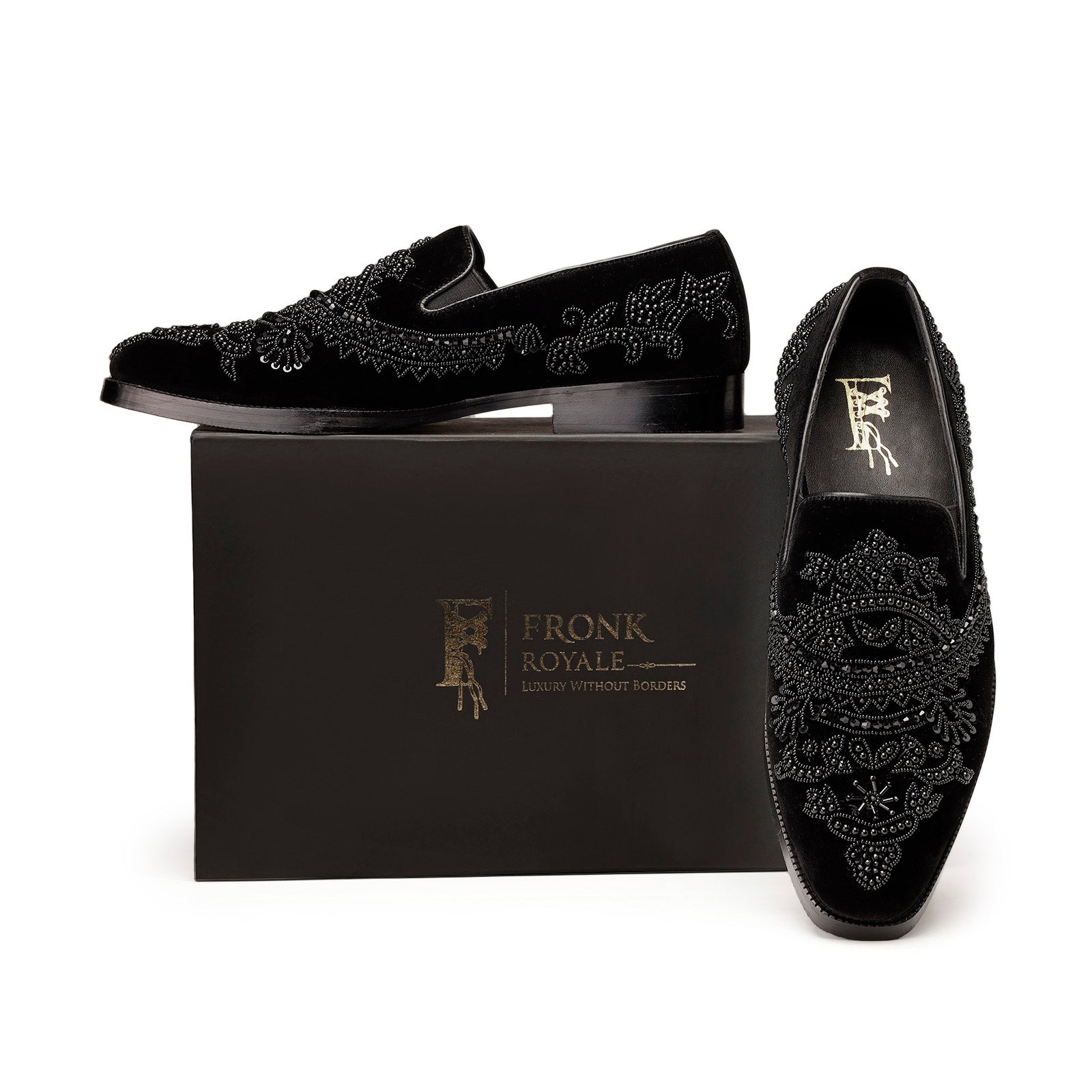 The Black Baroque Slip-On
