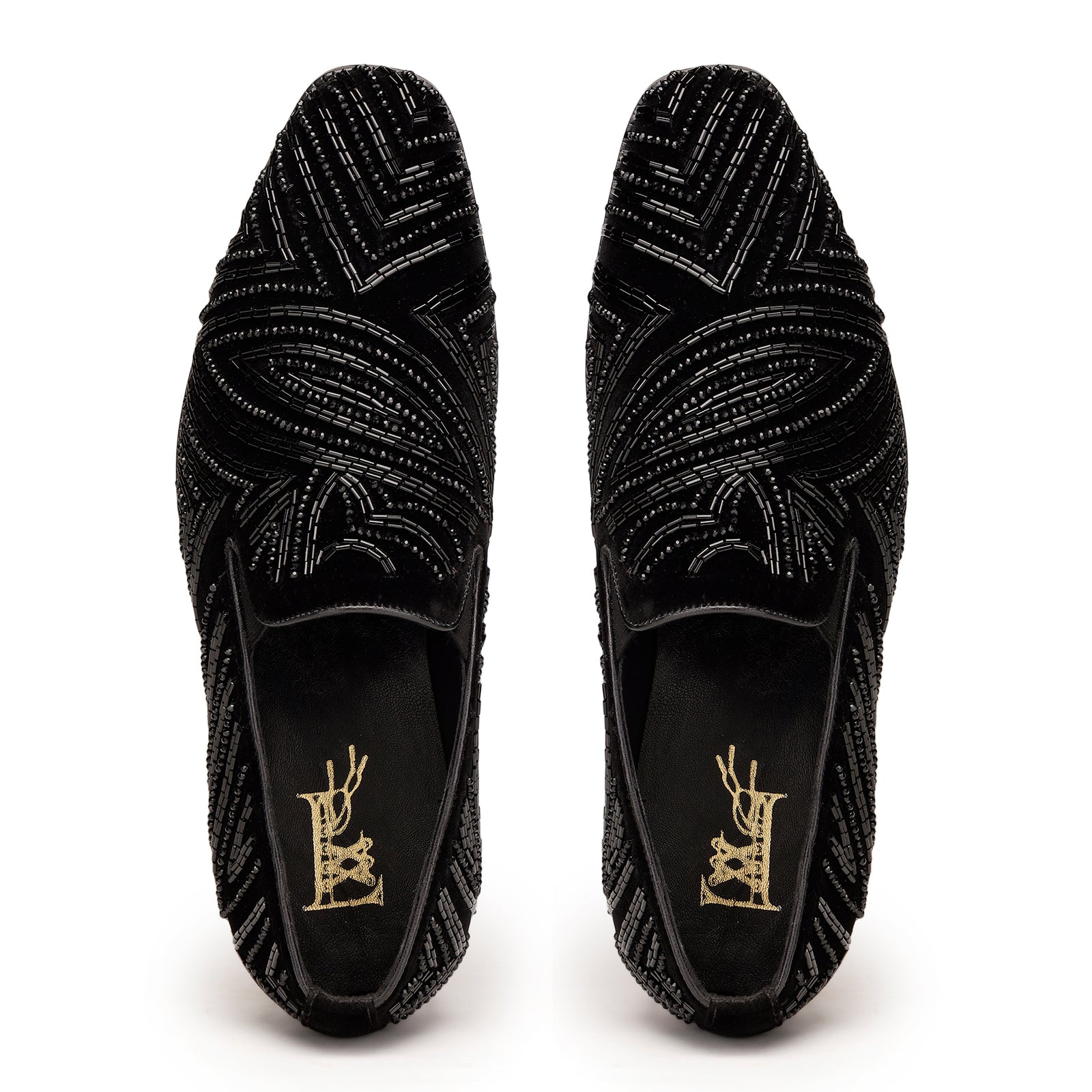 The Marseille Black Velvet Loafer