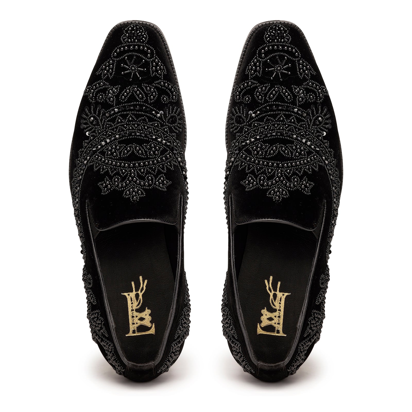 The Black Baroque Slip-On