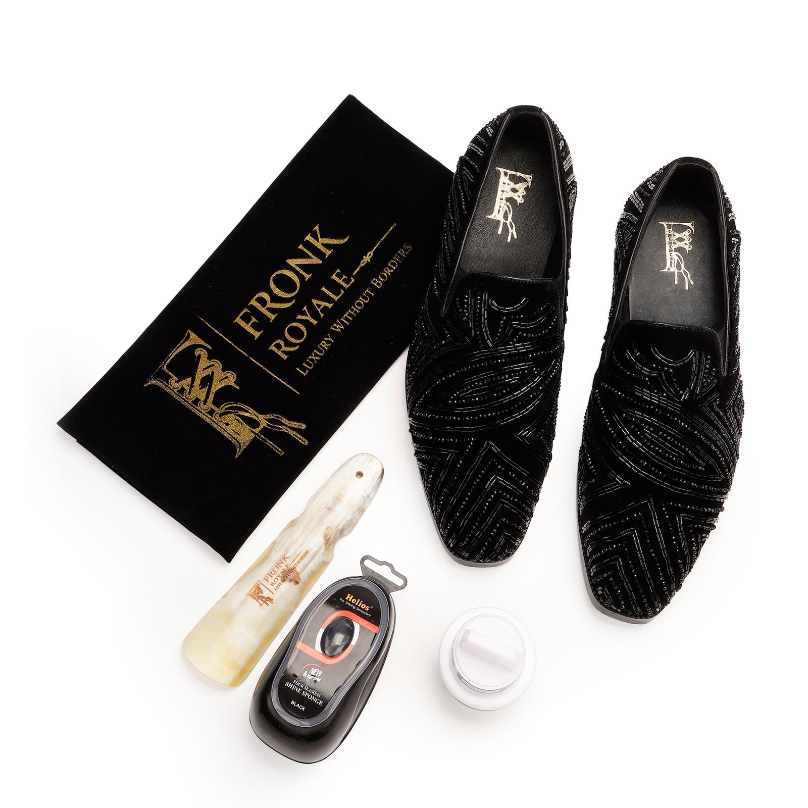 The Marseille Black Velvet Loafer