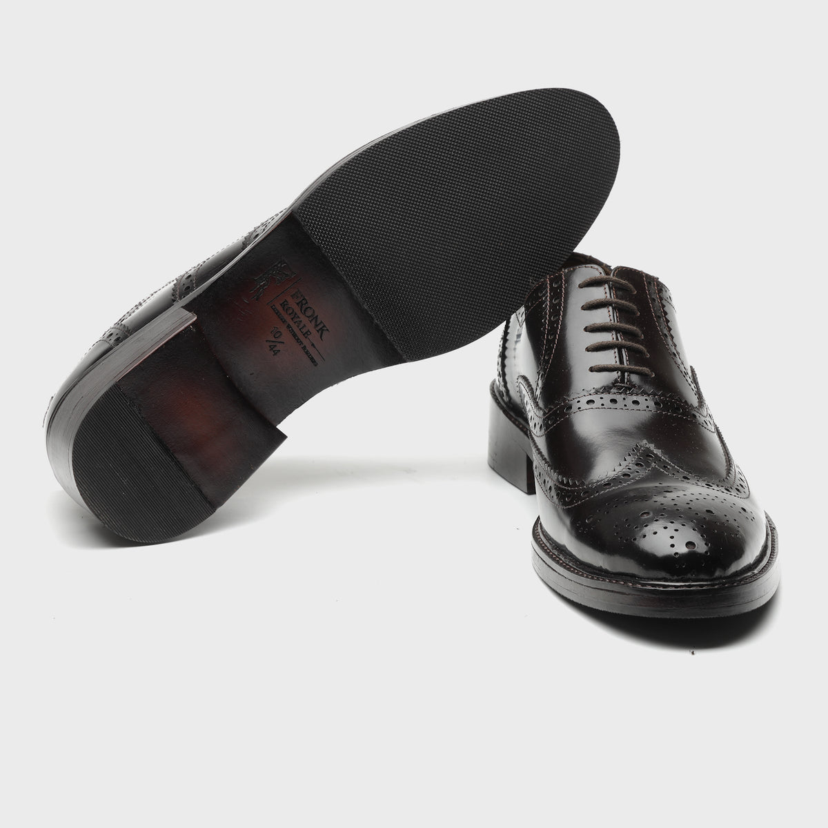 Black Wingtip Brogue Oxfords