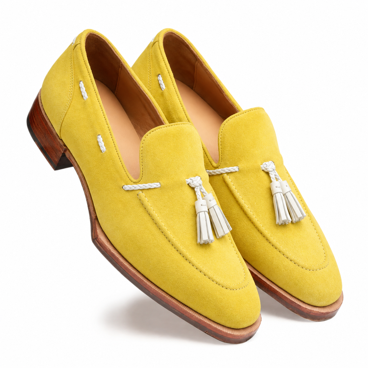 The Riviera Limon-Suede Tassel Loafer