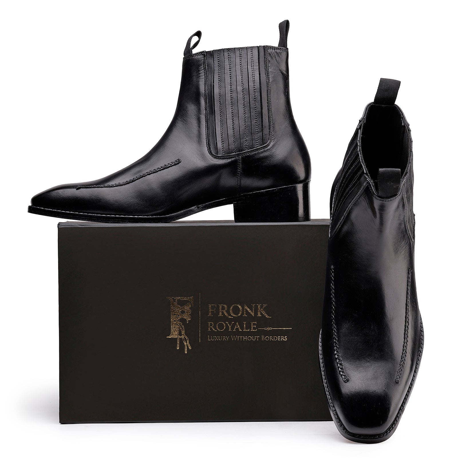 Onyx Commander Black Boots