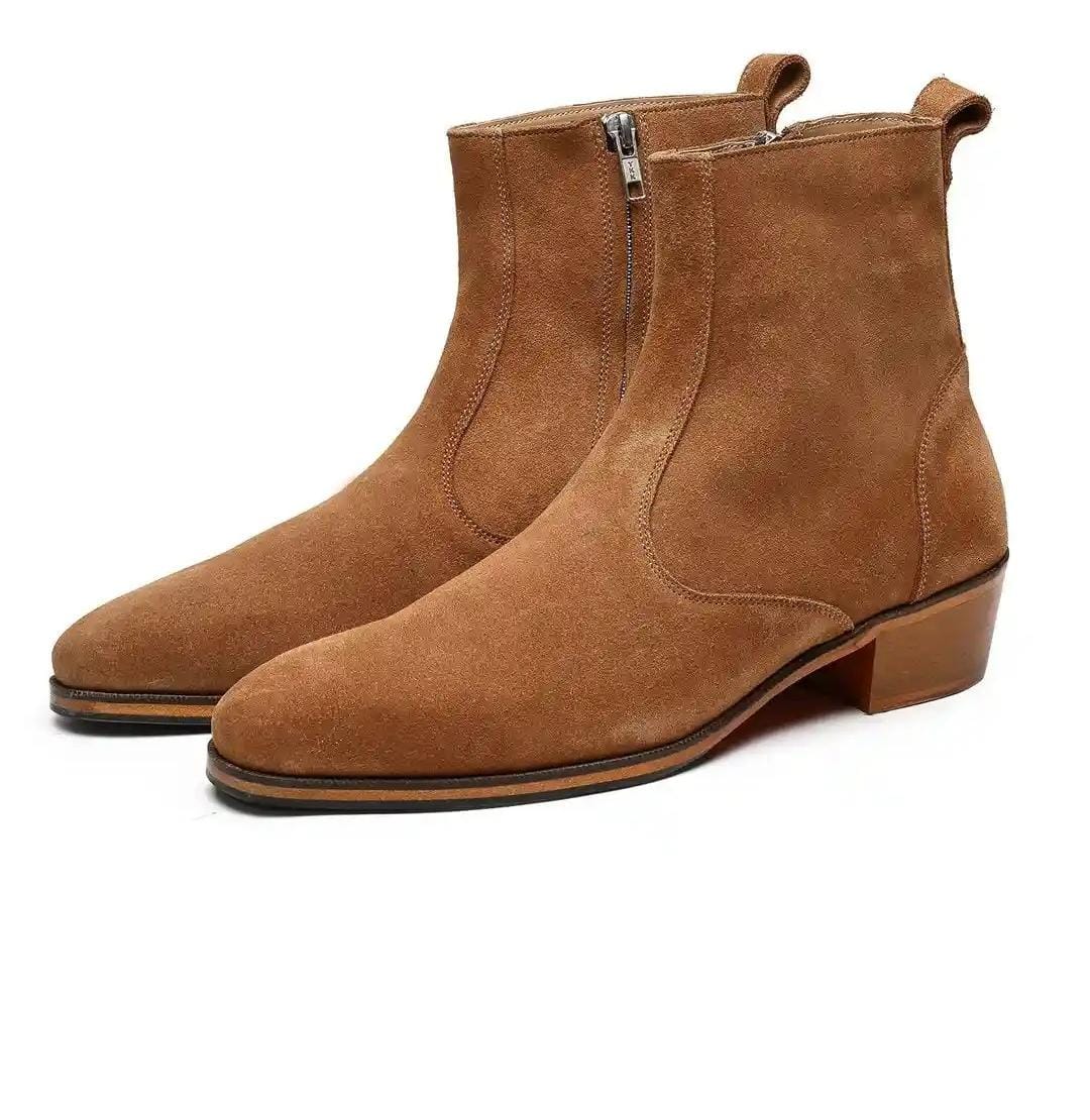 Tan Suede Ankle Boots