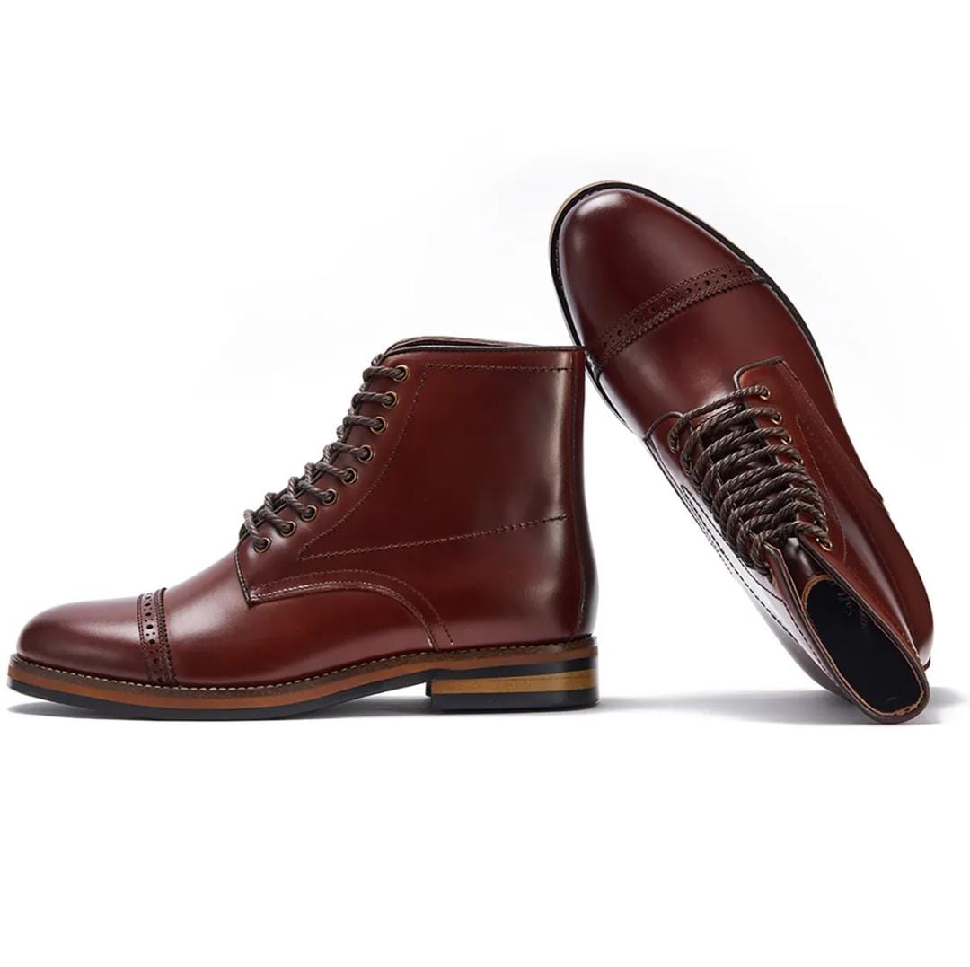 Cresthall Red Sovereign Laceup Boots
