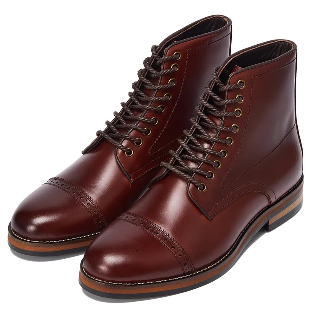 Cresthall Red Sovereign Laceup Boots