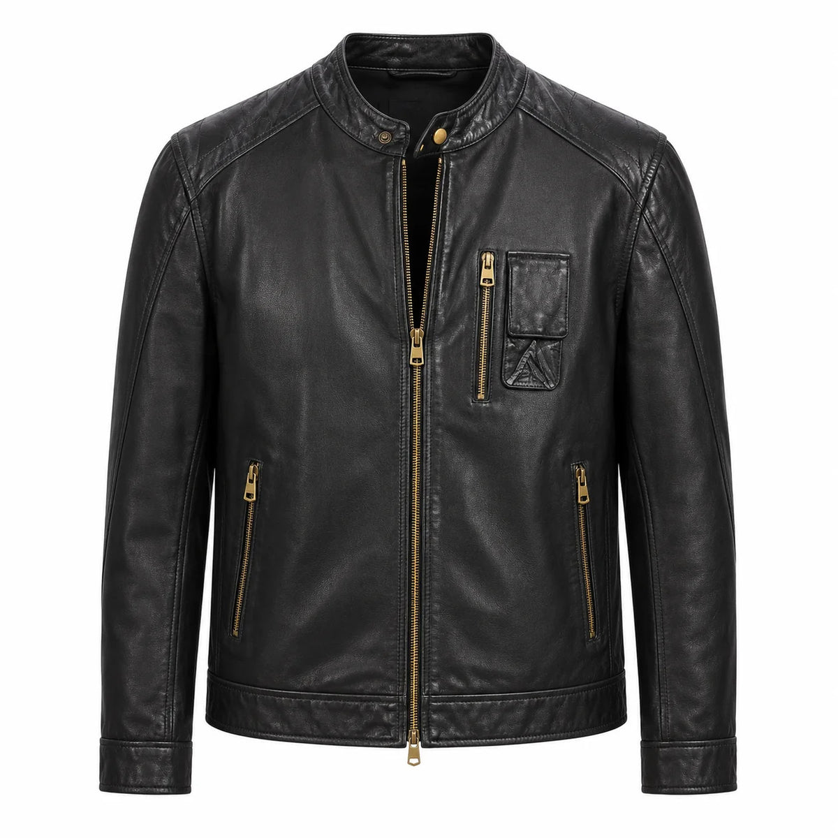 The Brass-Zip Café Racer Jacket