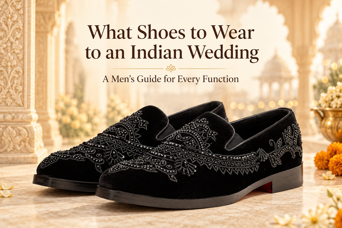 What Shoes to Wear to an Indian Wedding: A Men's Guide for Every Function