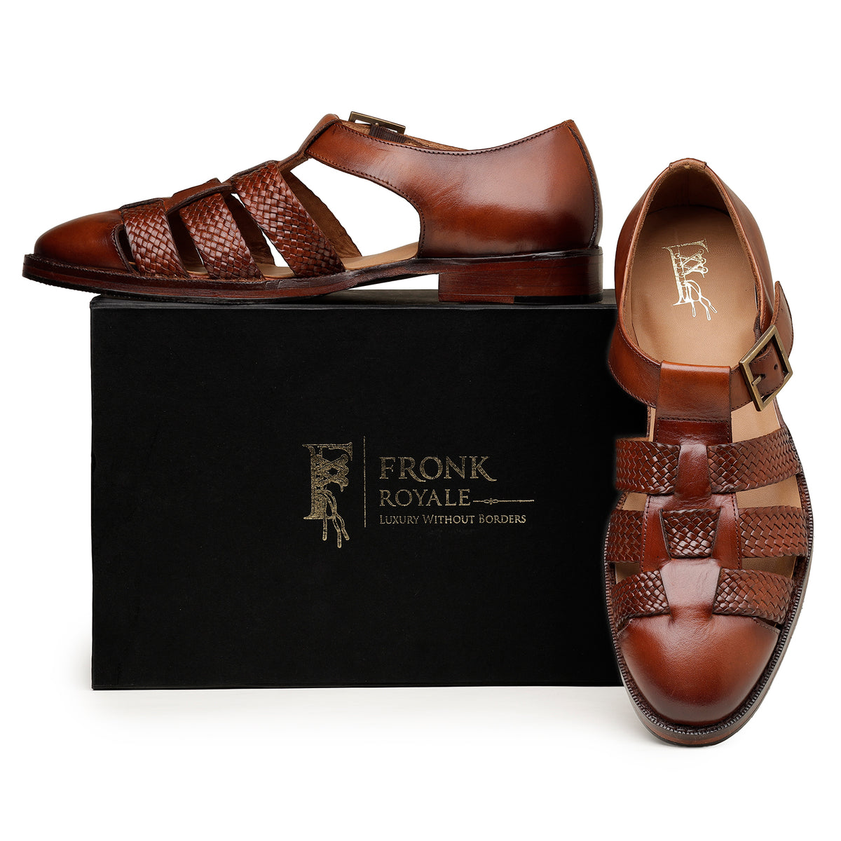 Tan Woven Sandals