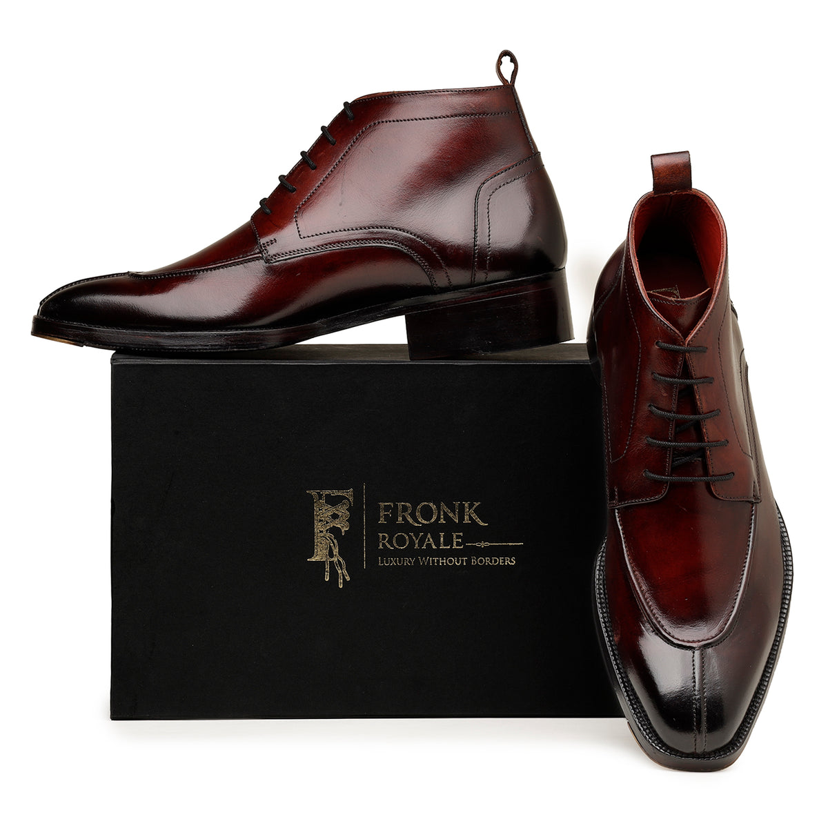 Dark Burgundy Chelsea Boots