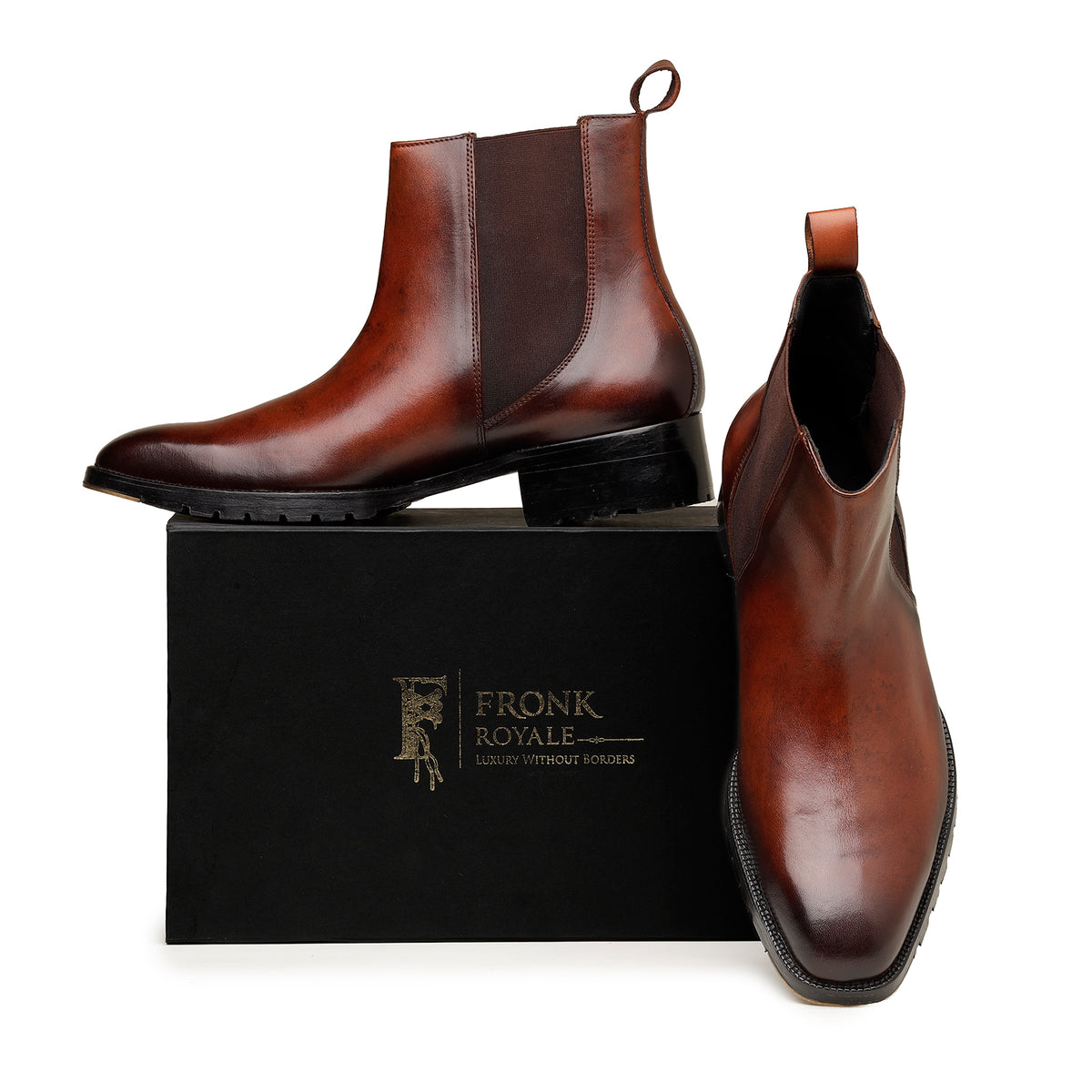Brown Casual Chelsea Boots