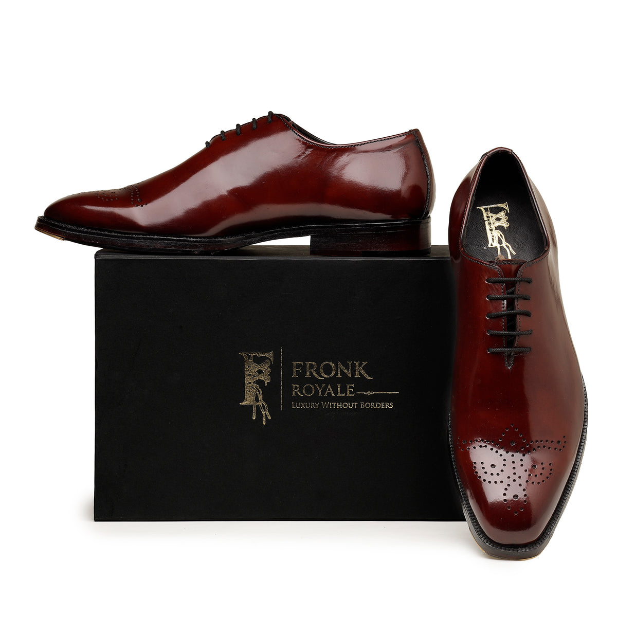 Brown Oxford Brogue Shoes