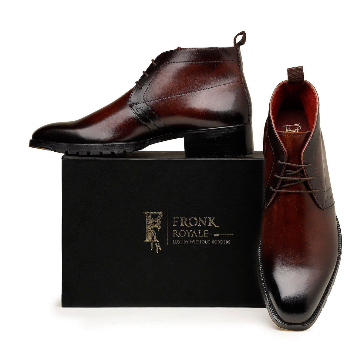 Brown Steel-Toe Chukka Boots