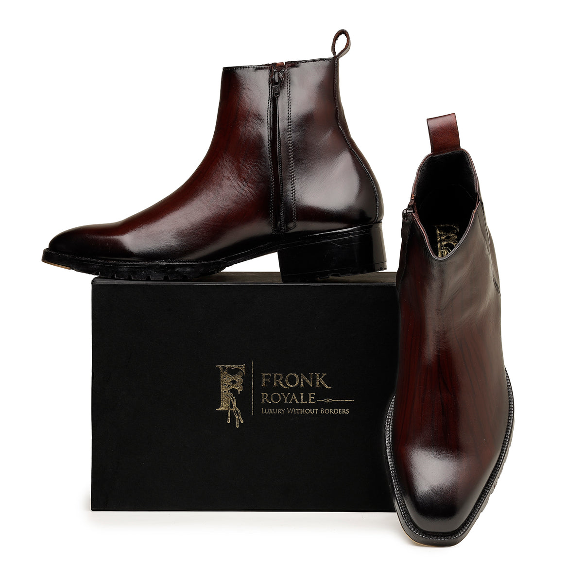 Burgundy Chelsea Boots