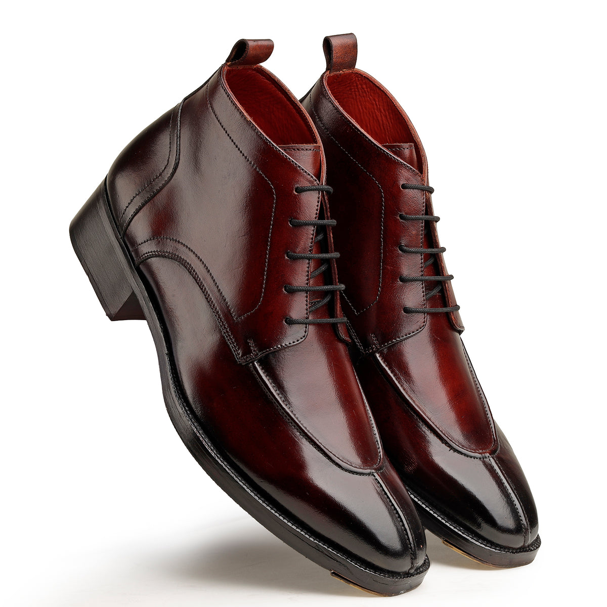Dark Burgundy Chelsea Boots