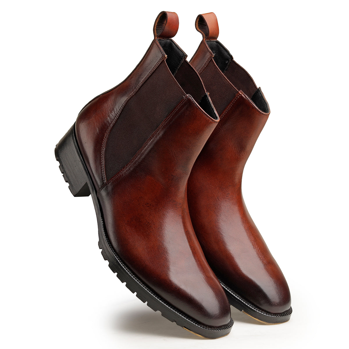 Brown Casual Chelsea Boots