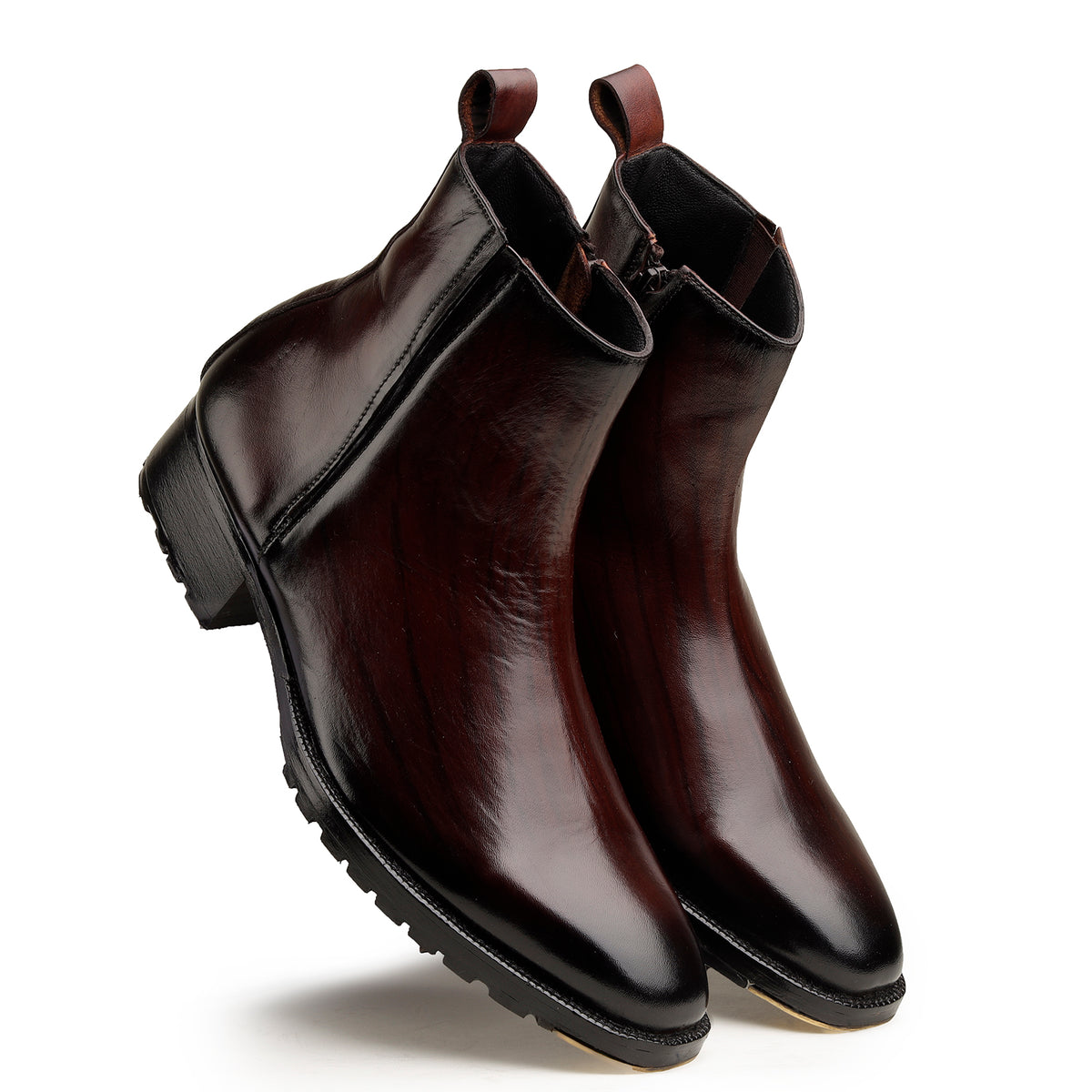 Burgundy Chelsea Boots