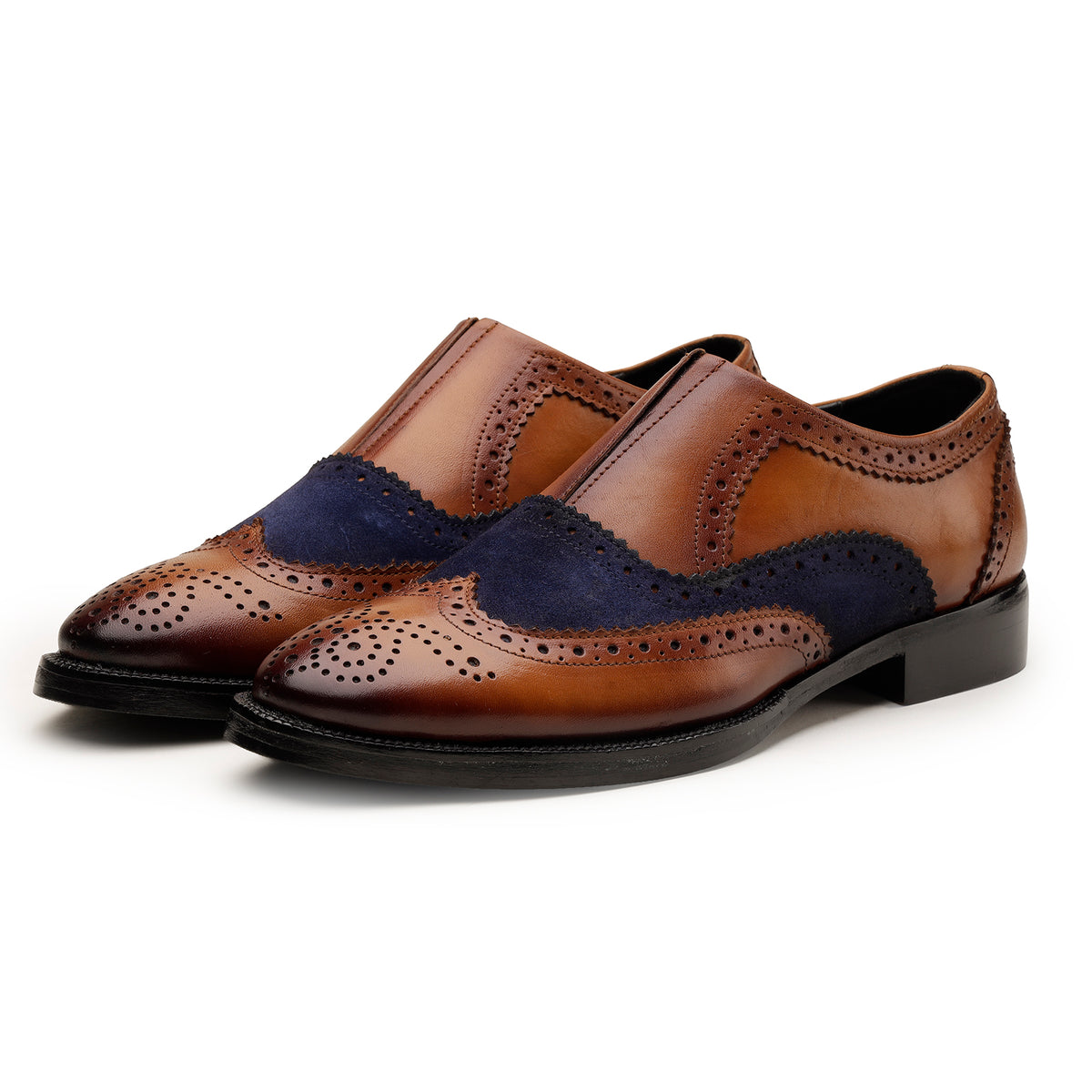 Brown Wingtip Loafers