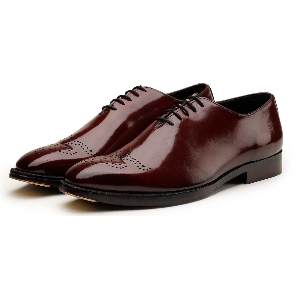 Brown Oxford Brogue Shoes