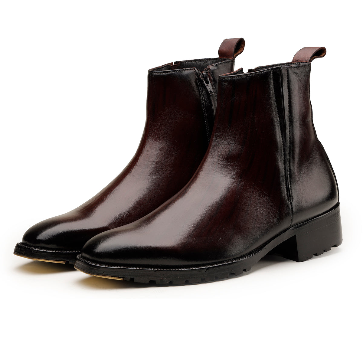 Burgundy Chelsea Boots