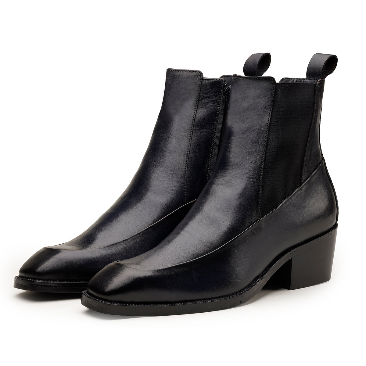 Black Pointed Ankle Boots