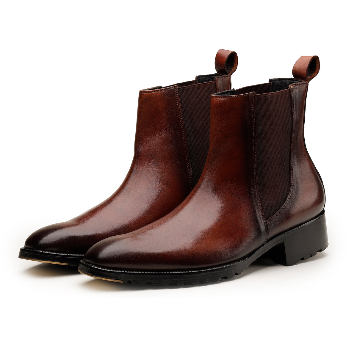 Brown Casual Chelsea Boots