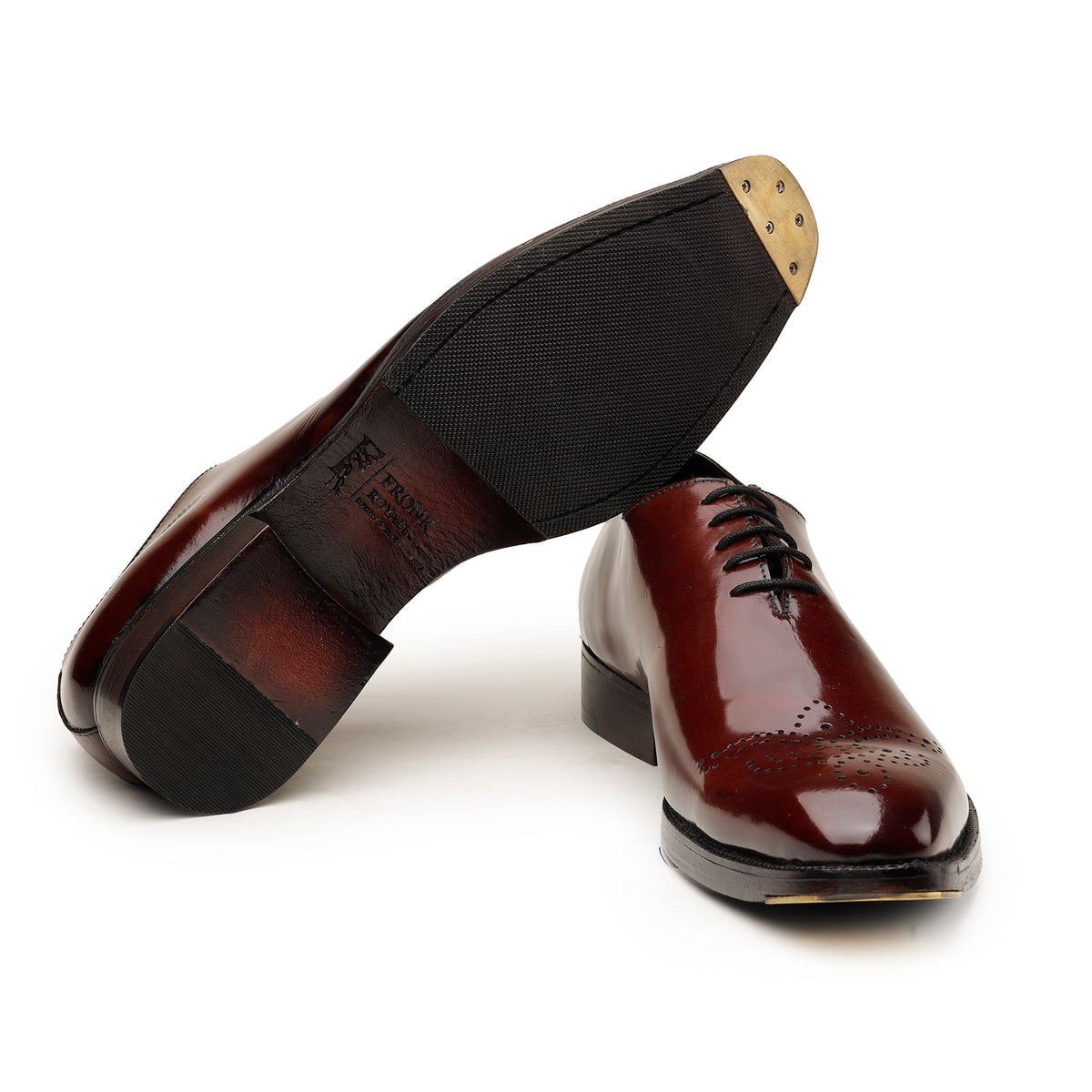 Brown Oxford Brogue Shoes