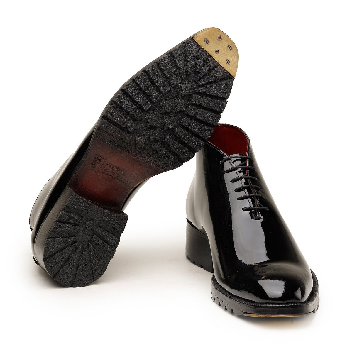 Black Patent Ankle Boots