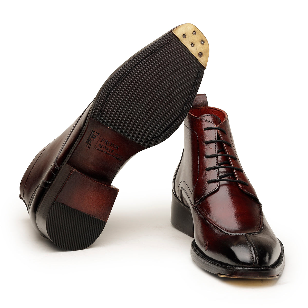 Dark Burgundy Chelsea Boots
