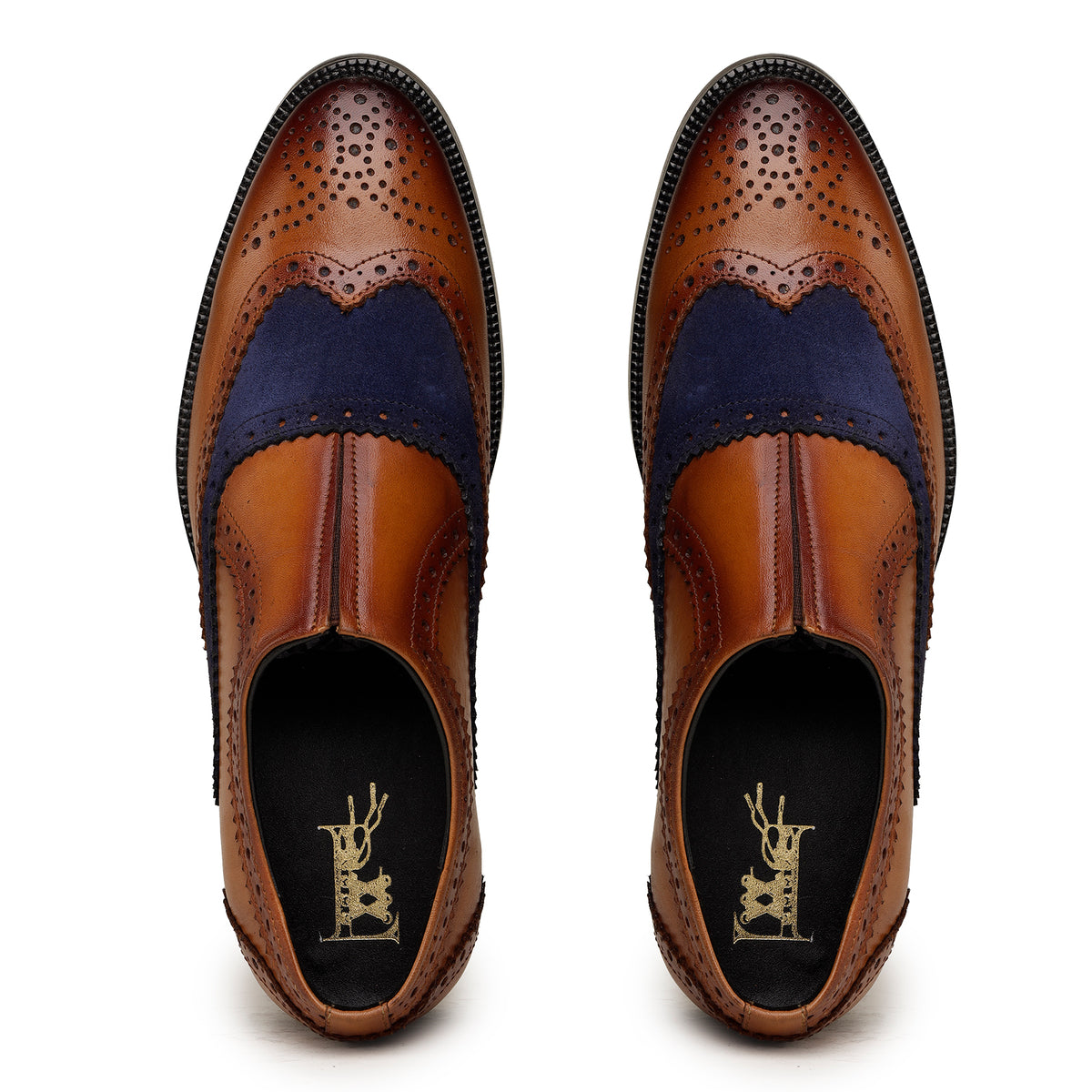 Brown Wingtip Loafers