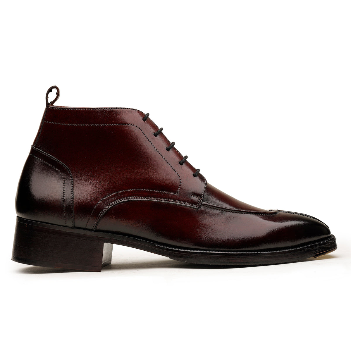 Dark Burgundy Chelsea Boots