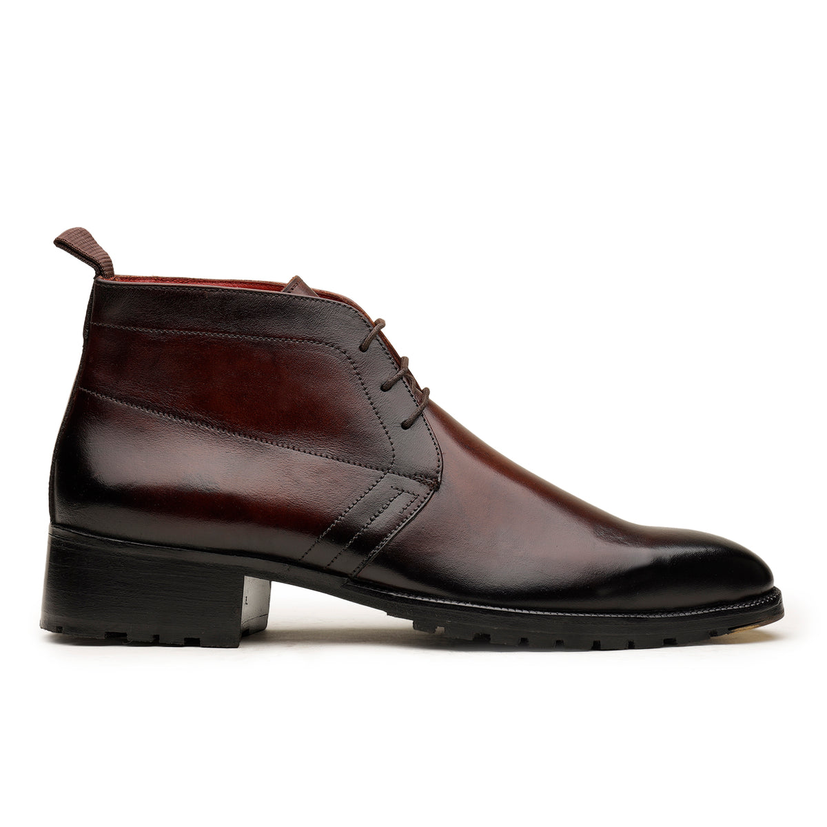 Brown Steel-Toe Chukka Boots