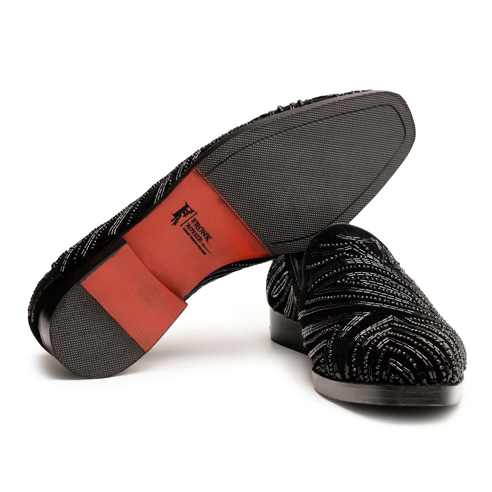 The Marseille Black Velvet Loafer