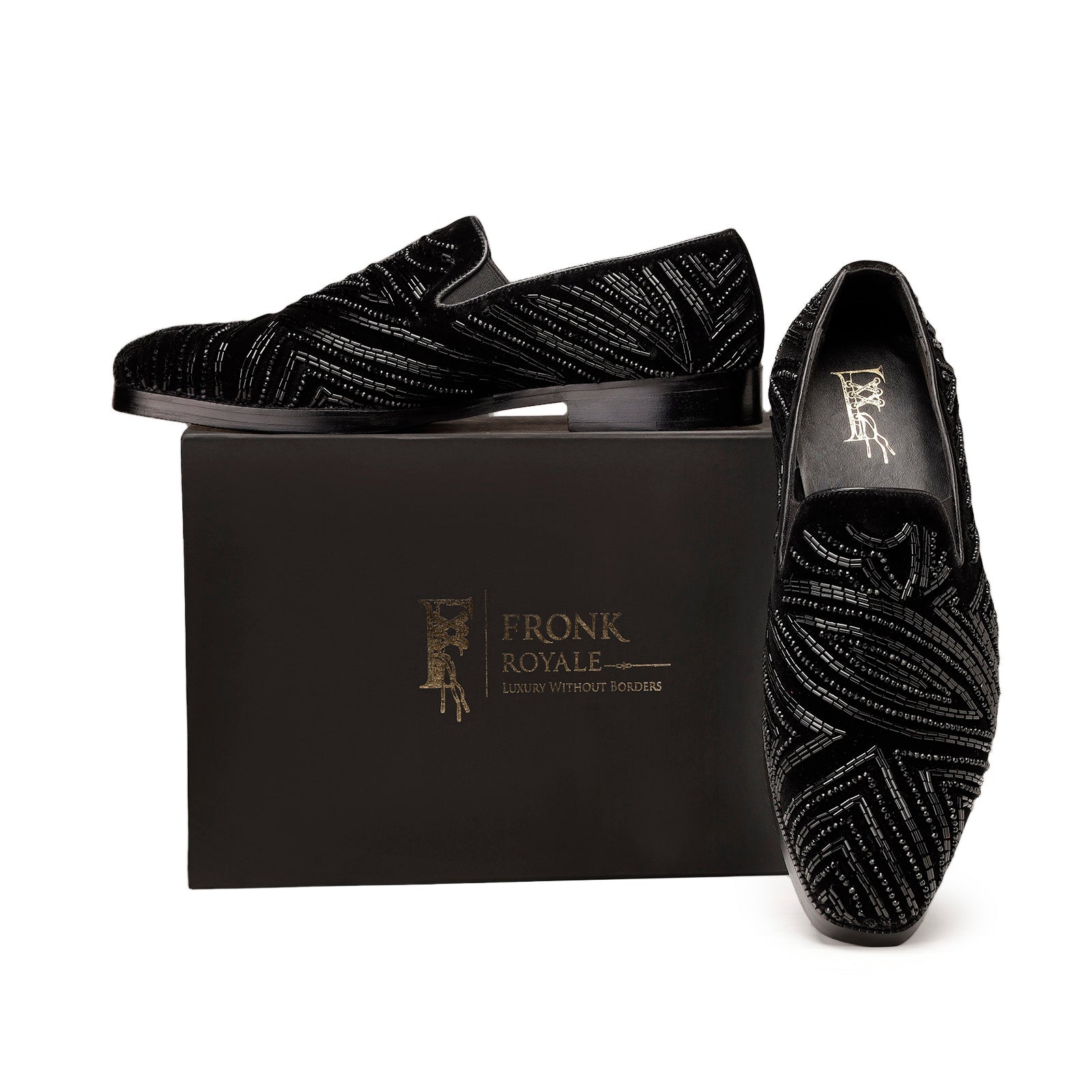 The Marseille Black Velvet Loafer