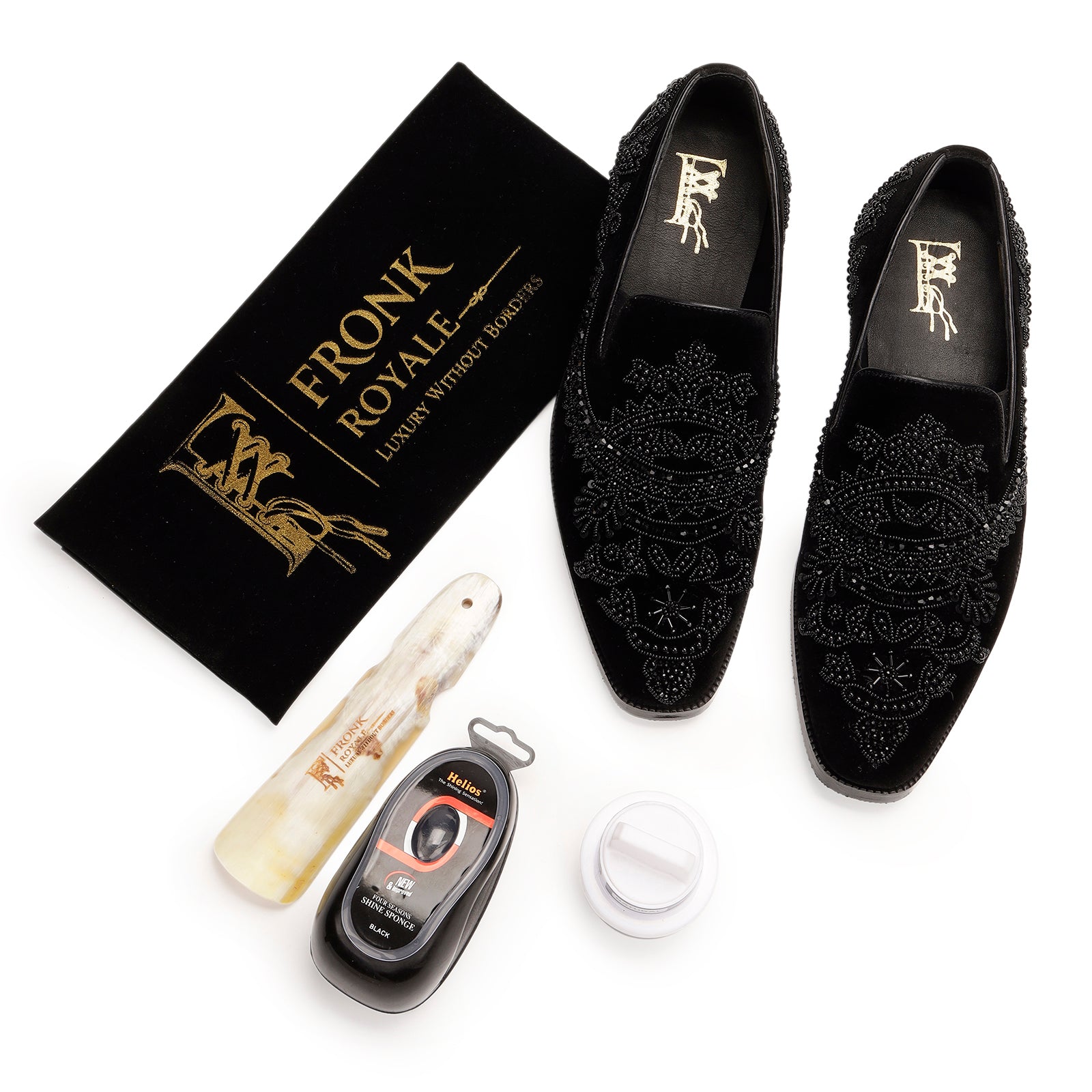 The Black Baroque Slip-On