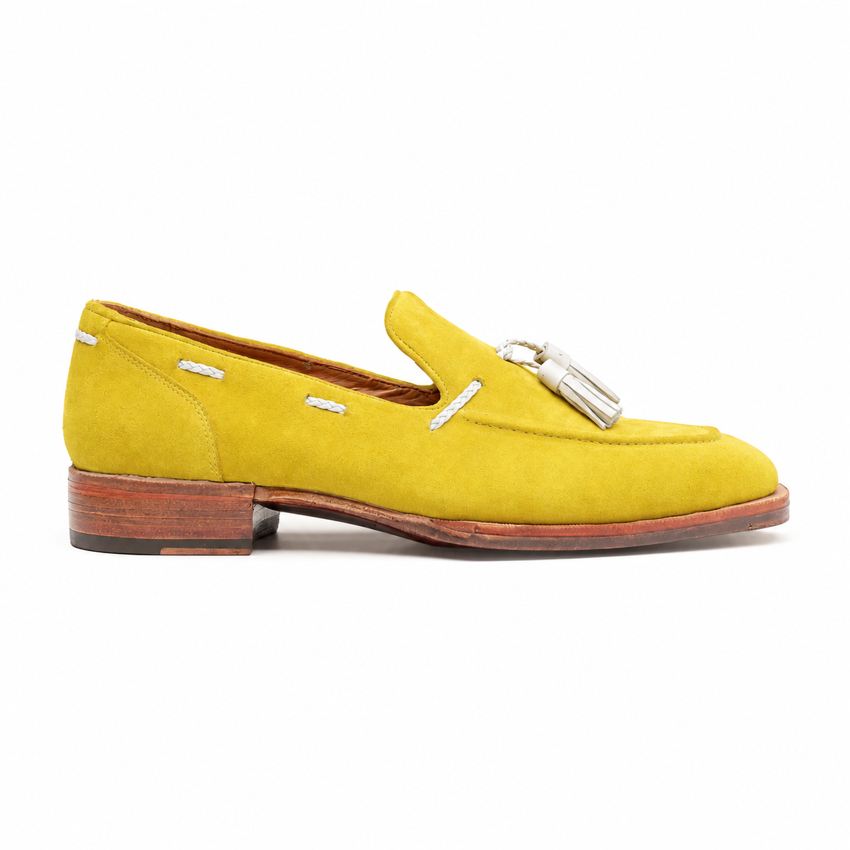 The Riviera Limon-Suede Tassel Loafer