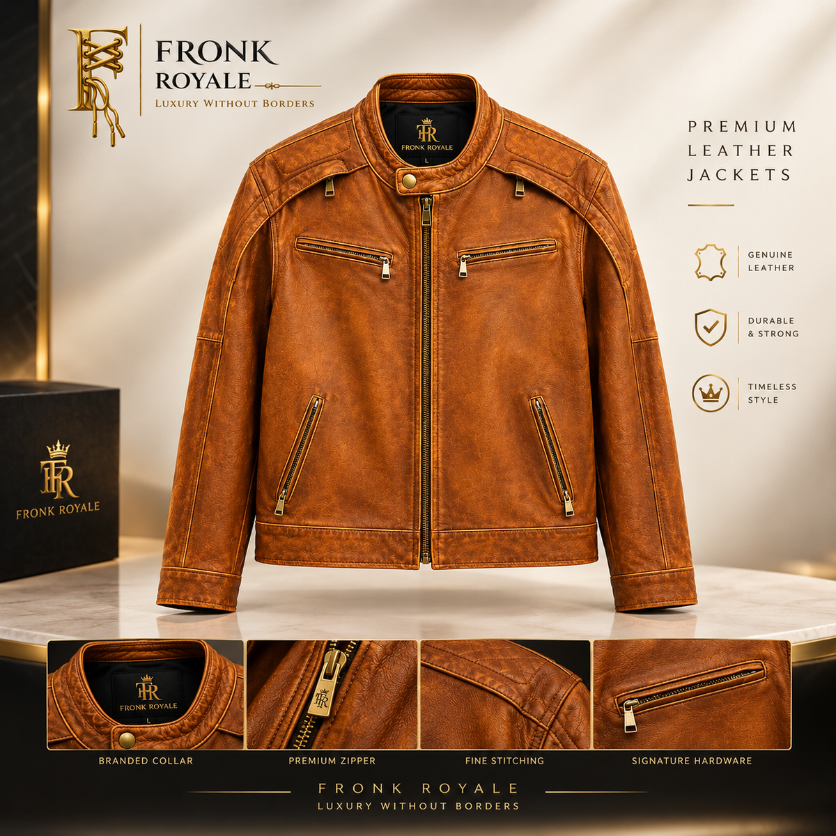 The Amber Horizon Café Jacket
