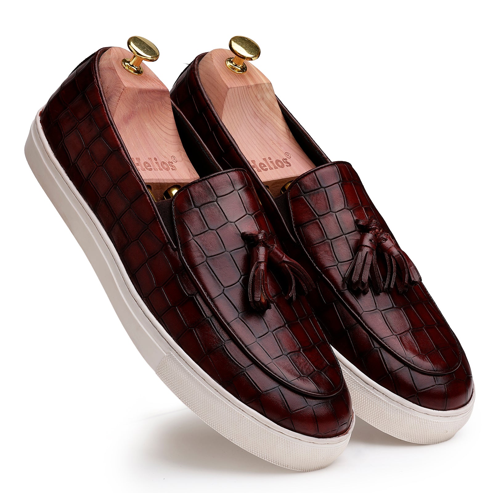 Crimson Pulse Slip-On