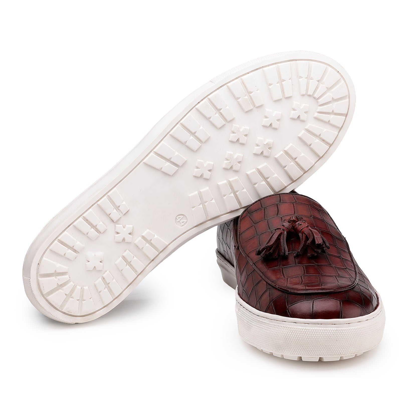 Crimson Pulse Slip-On