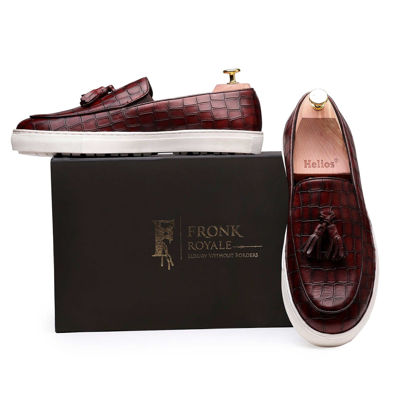 Crimson Pulse Slip-On