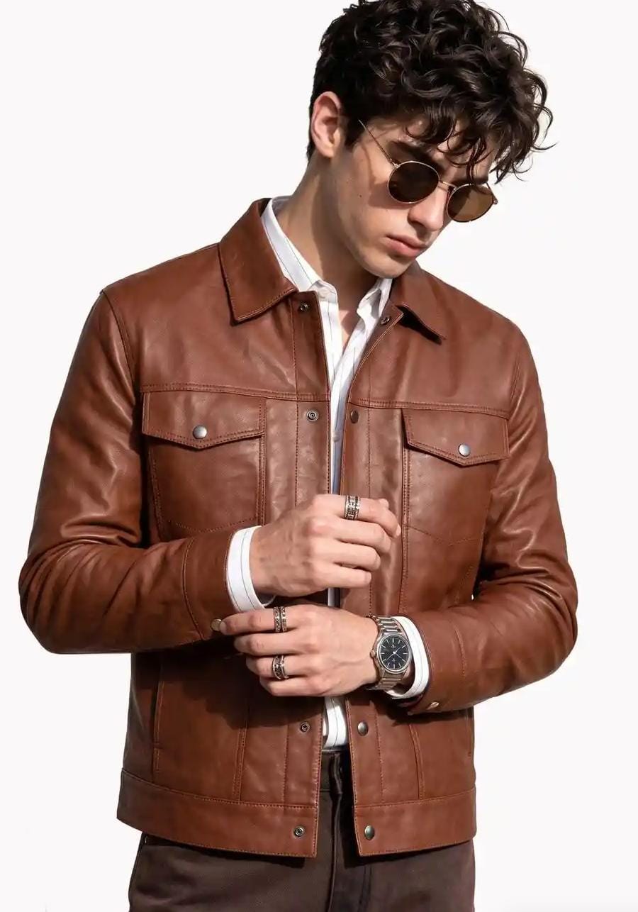 The Caramel Trucker Jacket