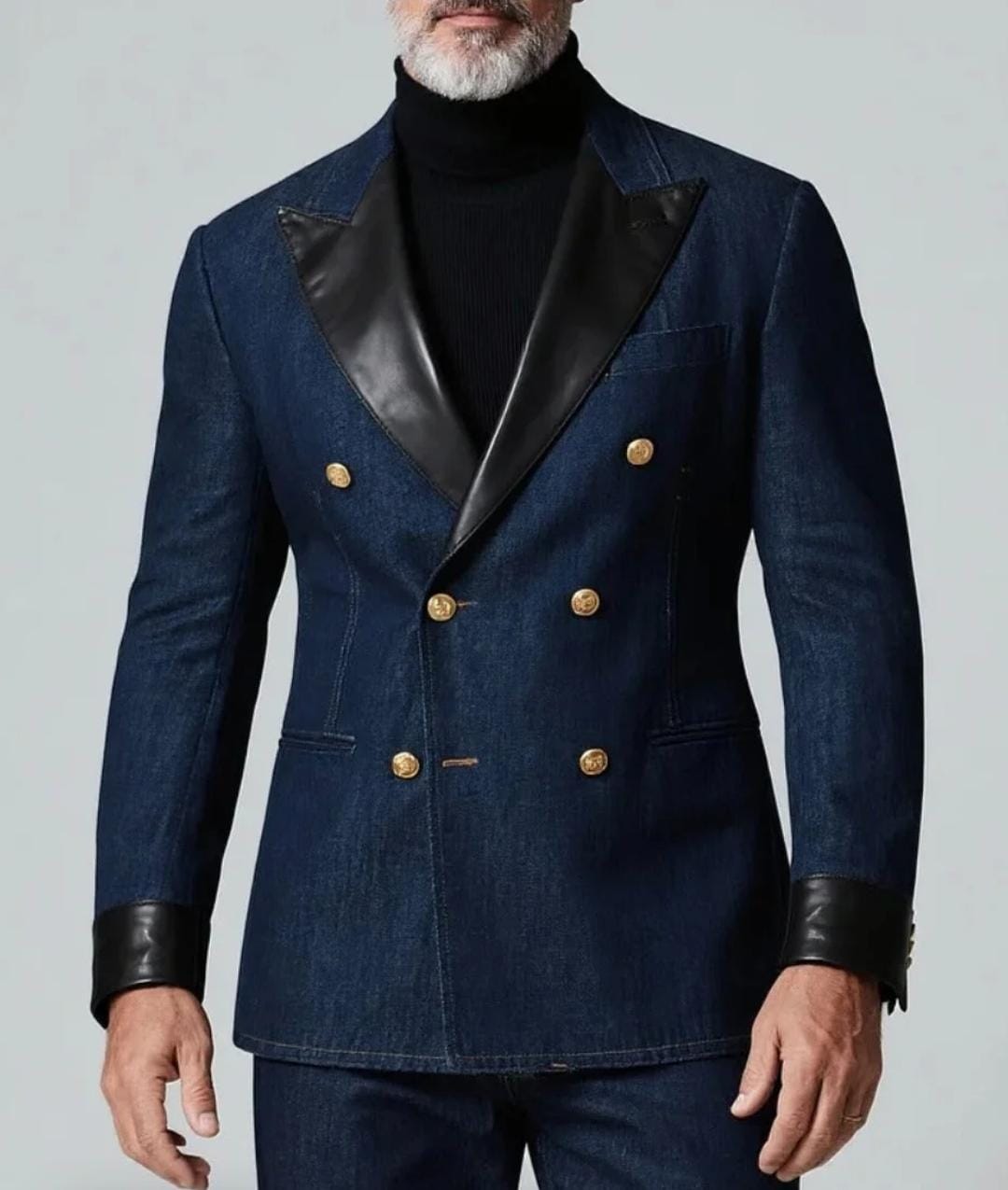 The Indigo Contrast Blazer