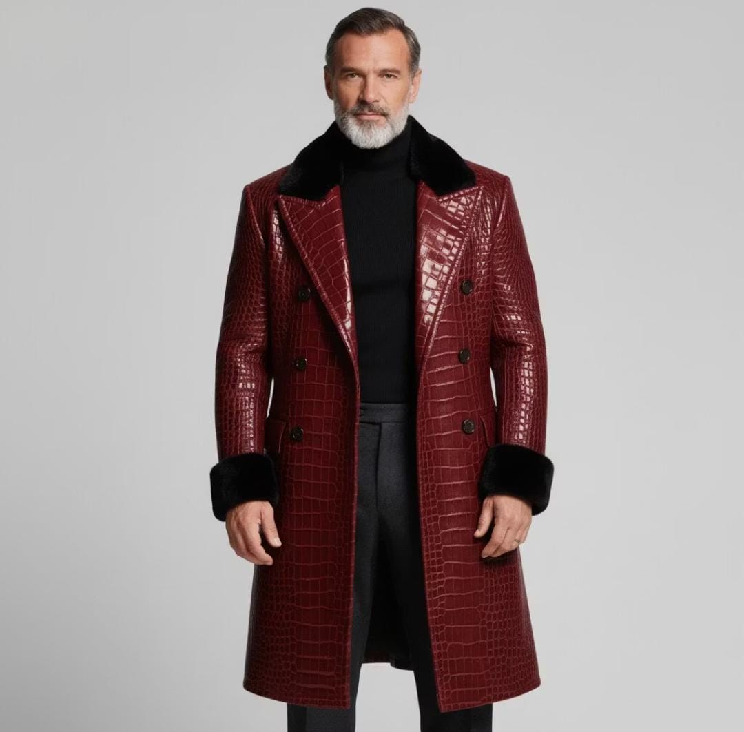 The Scarlet Crimson Trench Coat